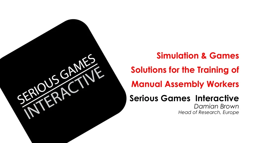 simulation games solutions for the training