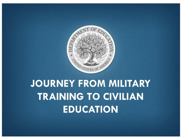 Russell Shilling - Journey From Military Training to Civilian Education