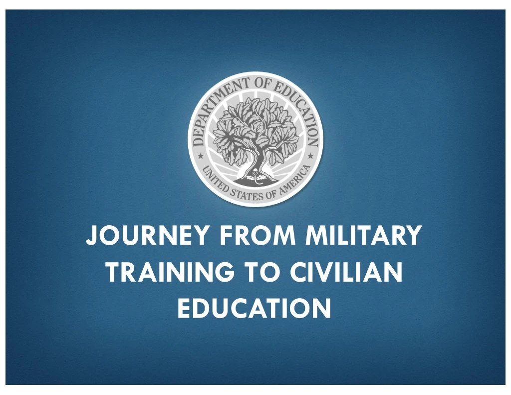 journey from military training to civilian