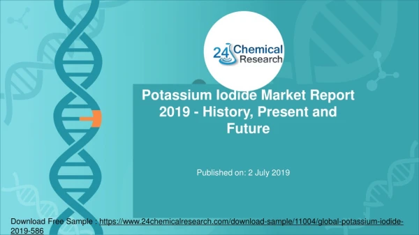 Potassium iodide market report 2019 history, present and future