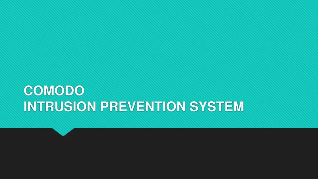 comodo intrusion prevention system