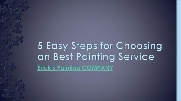 5 Easy Steps for Choosing an Best Painting