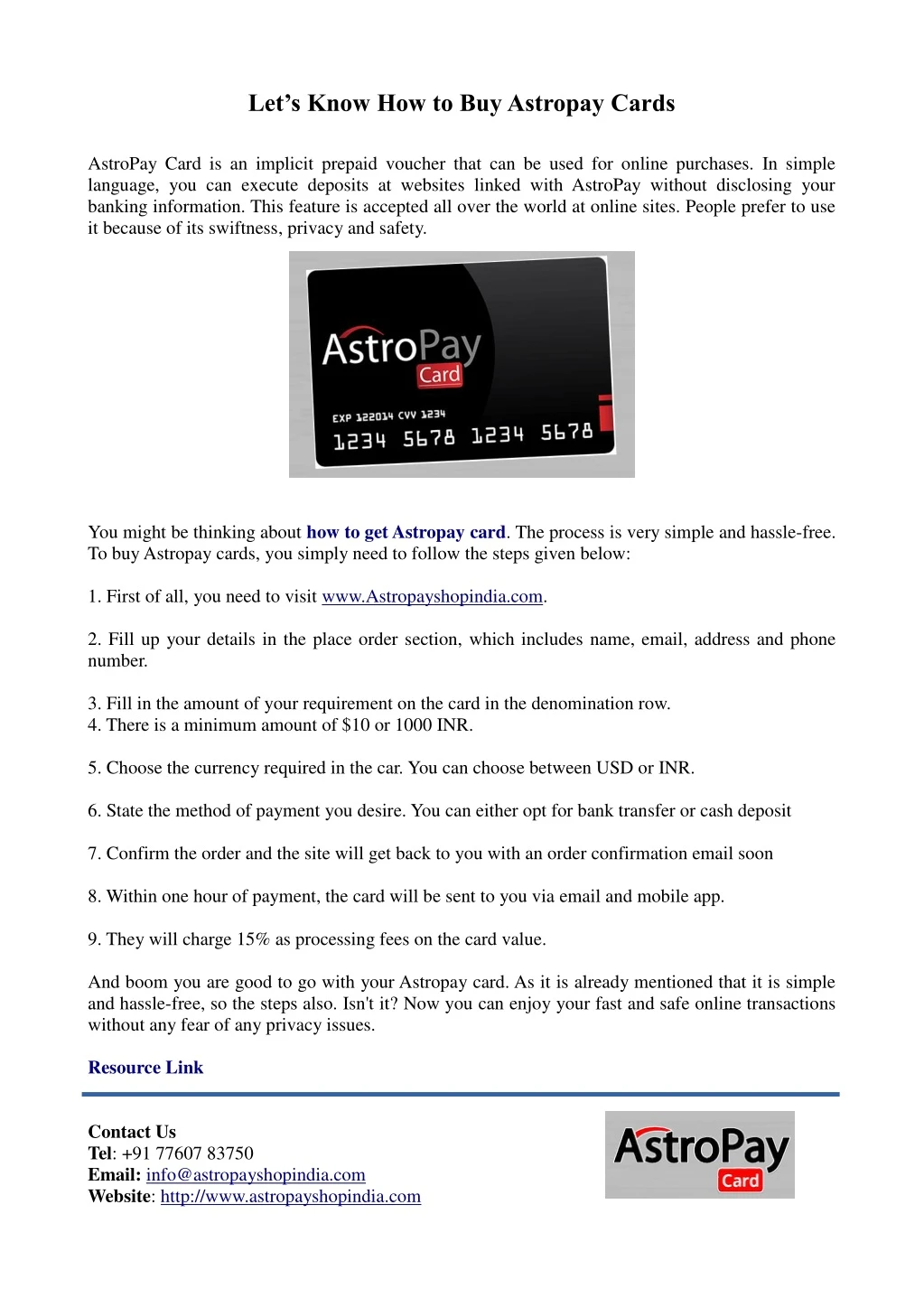 let s know how to buy astropay cards astropay