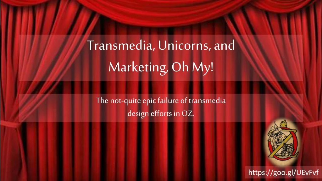 transmedia unicorns and marketing oh my