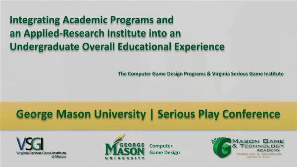 Scott M. Martin - Applied Research and Economic Development Innovation and Entrepreneurship in Higher Education-based Se