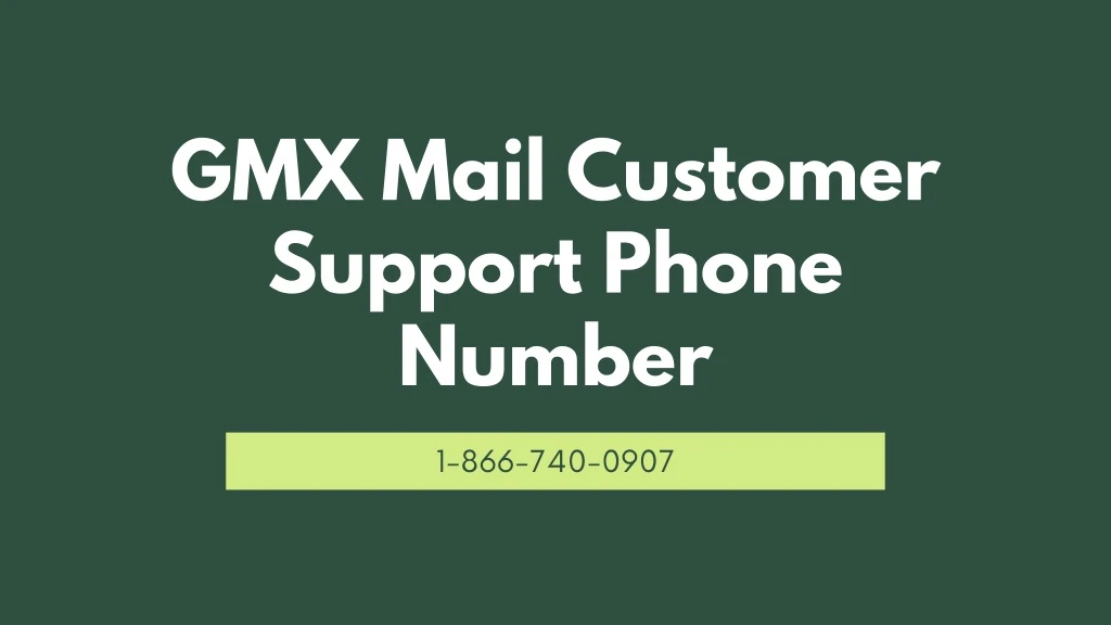 gmx mail customer support phone number