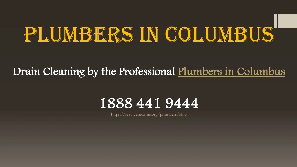 plumbers in columbus