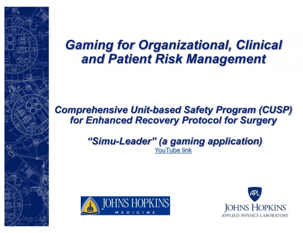 Games to Improve Clinical Practice and Healthcare Administration