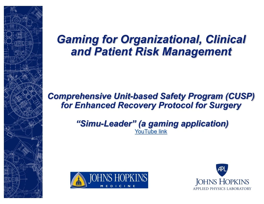 gaming for organizational clinical and patient