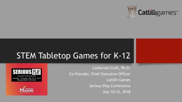 STEM Tabletop Games for K-12