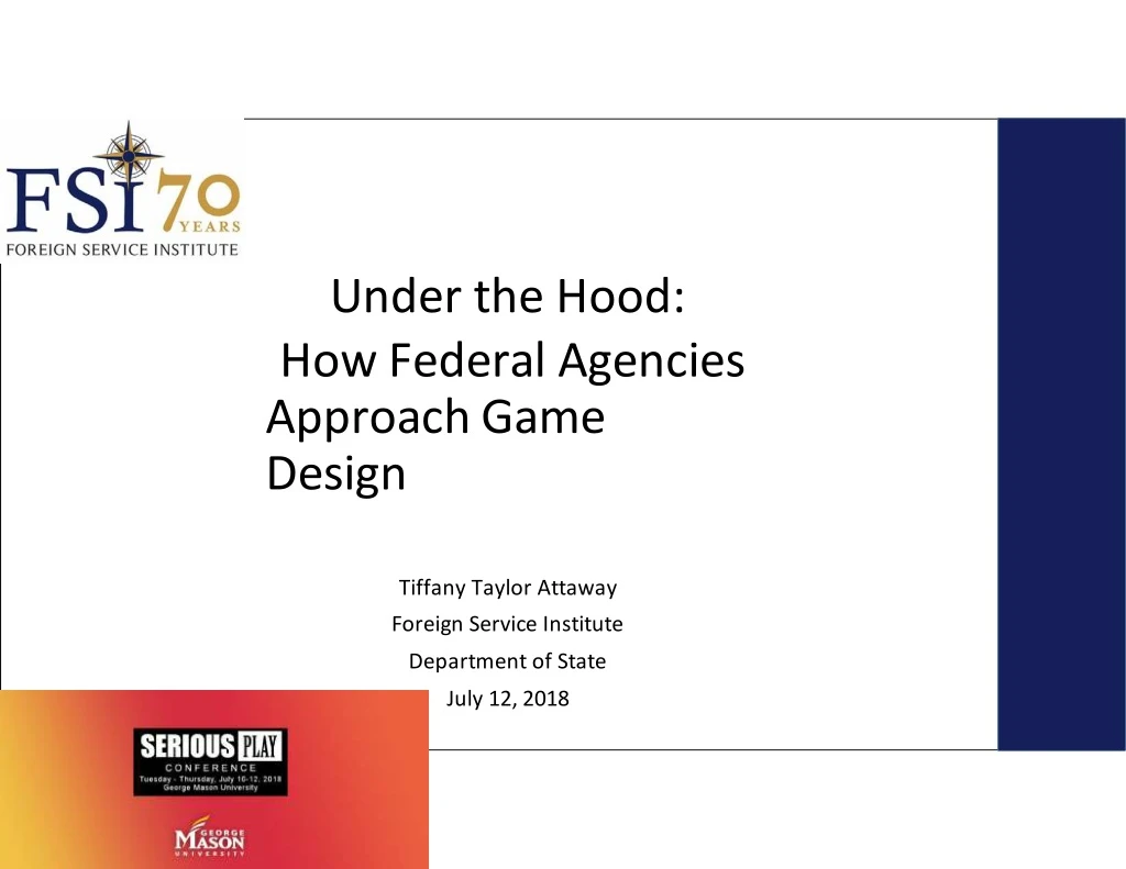 under the hood how federal agencies approach game