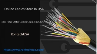 Buy Fiber Optic Cables Online In USA - slide 1