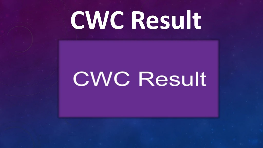 cwc result