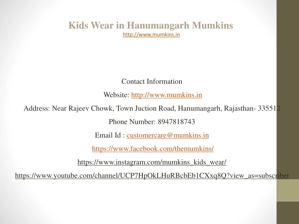 kids wear in hanumangarh mumkins http www mumkins