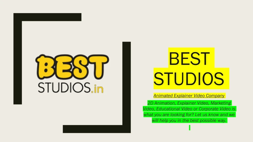 best studios