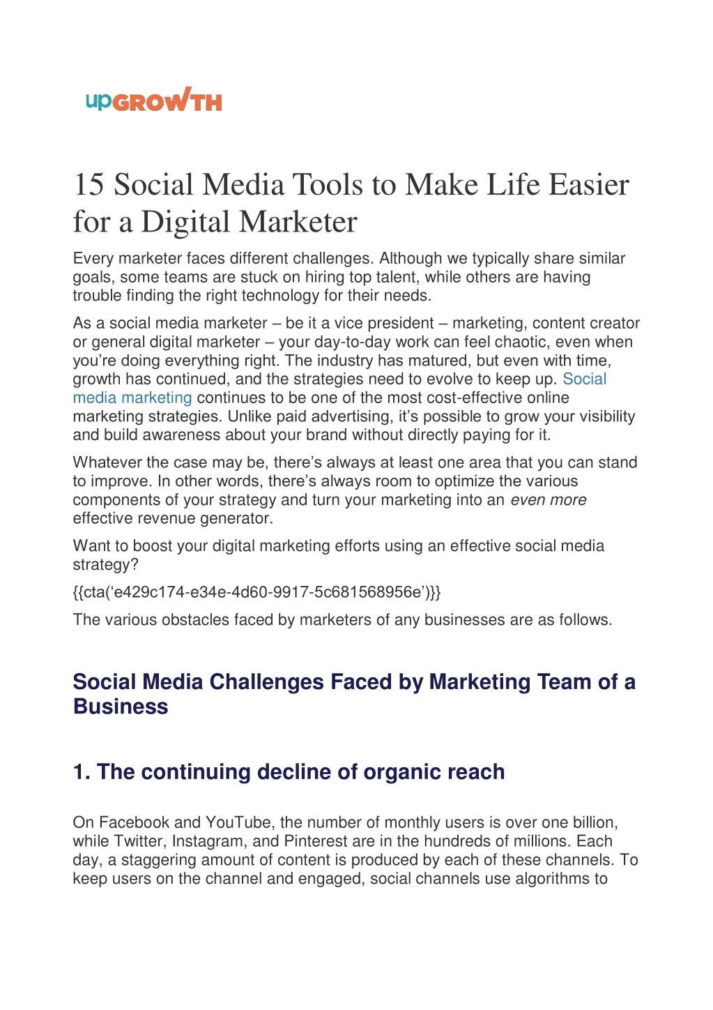 15 social media tools to make life easier