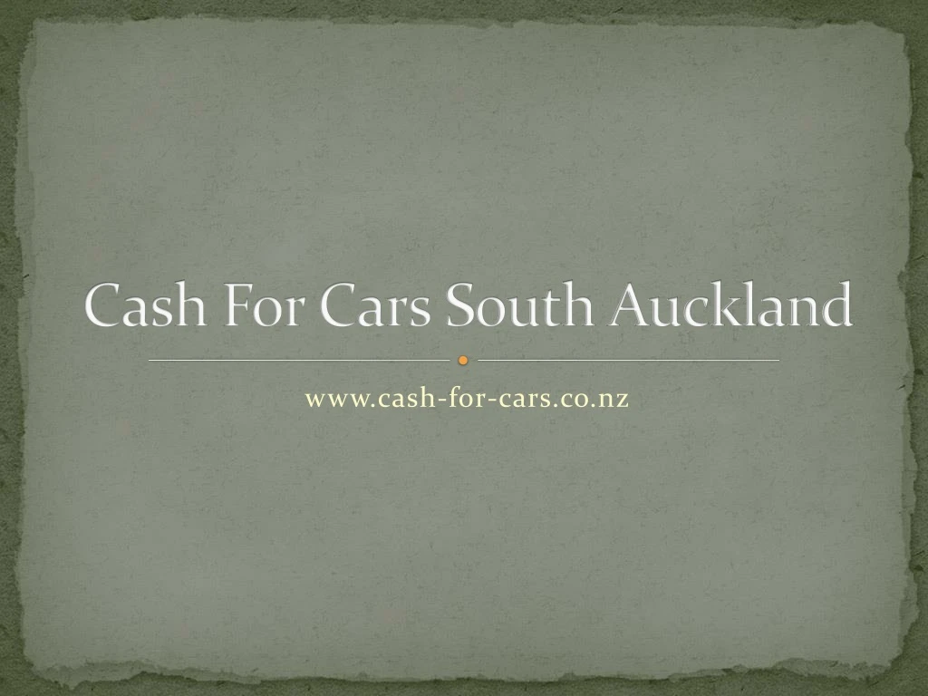 cash for cars south auckland