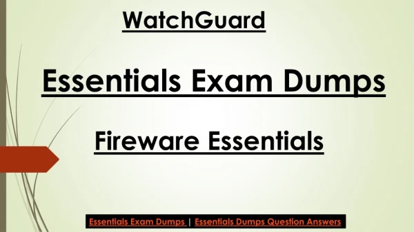 [2019 Latest Version] High Quality Essentials Exam of Essentials Questions and Answers
