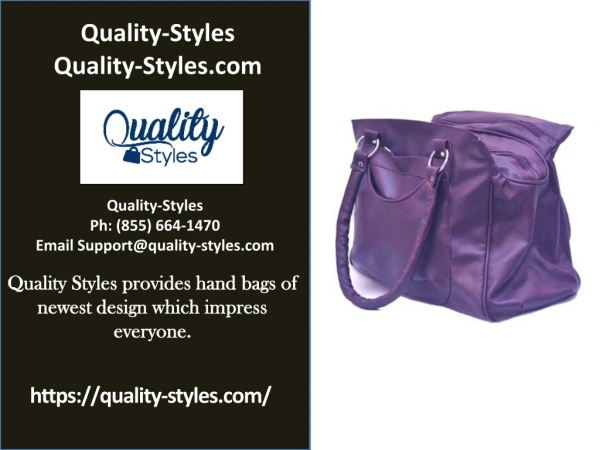 Quality-Styles.com - Latest Stylish Ladies Handbags