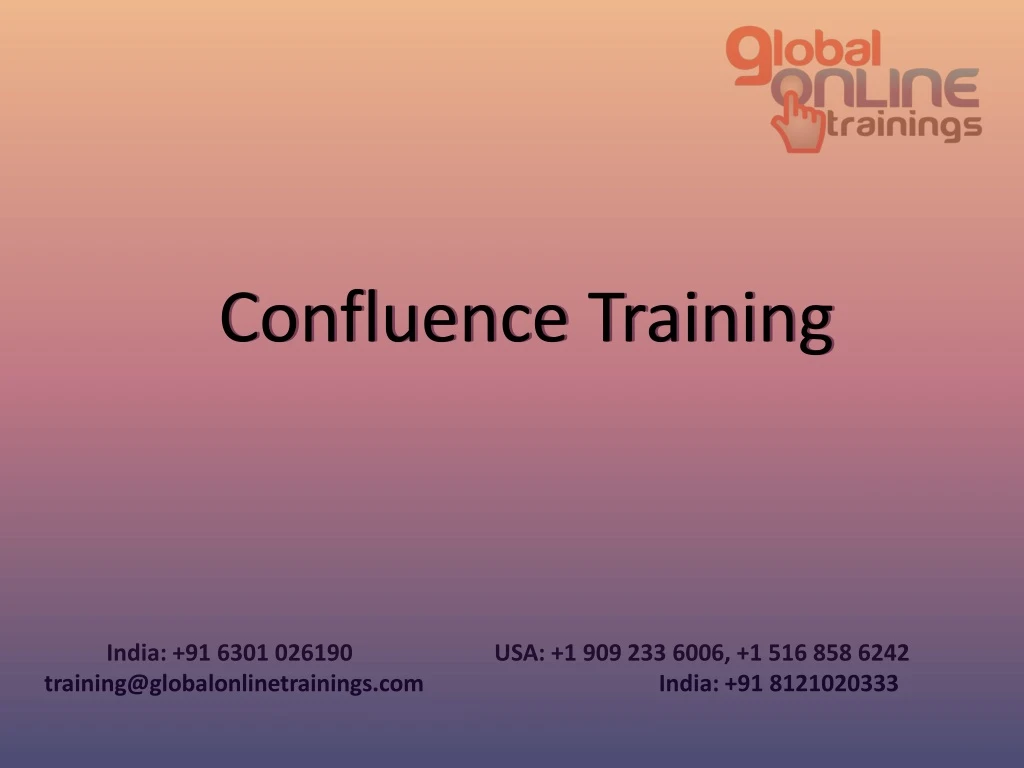 confluence training confluence training