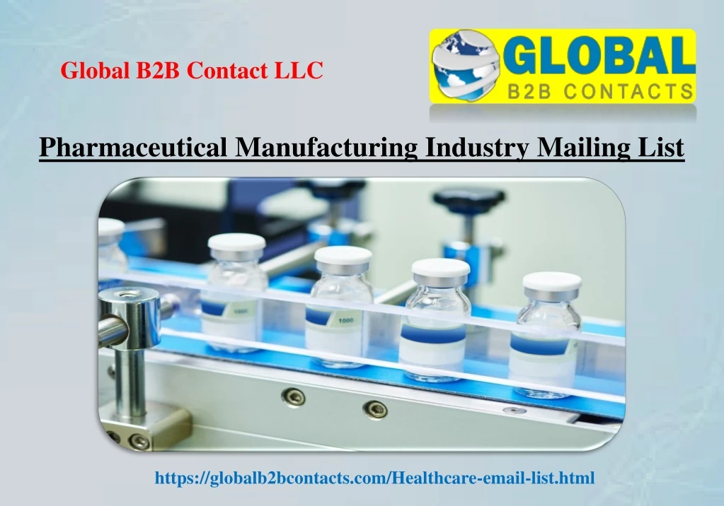 pharmaceutical manufacturing industry mailing list