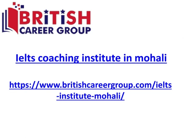 Ielts coaching institute in mohali