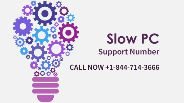 Have PC mishaps? Dial Slow PC support Number 1-844-714-3666