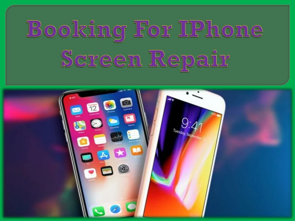 booking for iphone screen repair