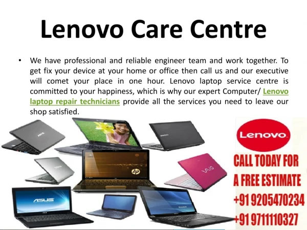 Lenovo home laptop repair service in gurugram