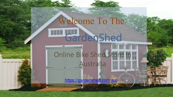 Online Bike Shed Store In Australia