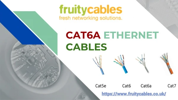 Cat6a Ethernet Cables - Fruity Cables Ltd