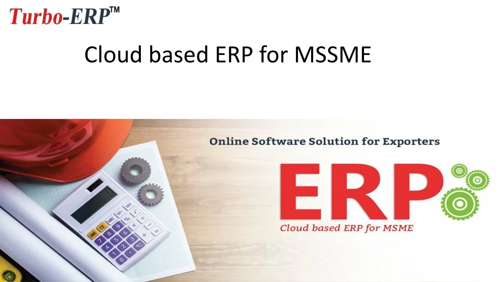 cloud based erp for mssme