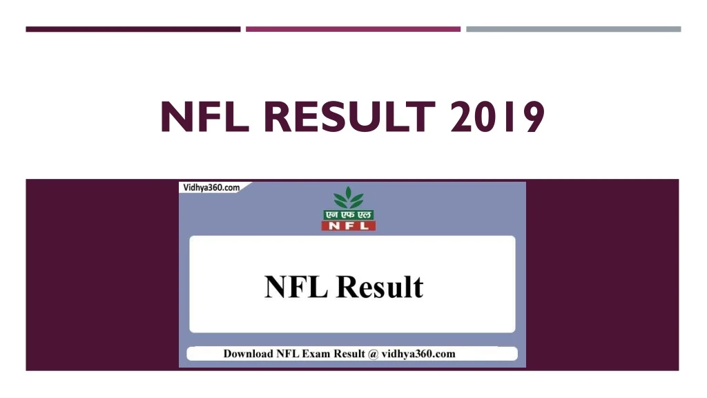 nfl result 2019