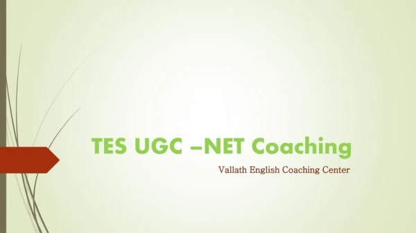 ugc net coaching in kerala
