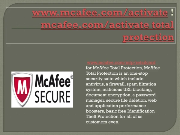 www mcafee com activate mcafee com activate total protection