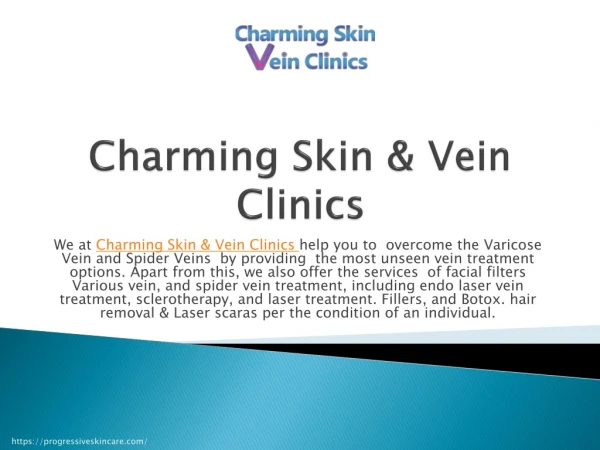 Varicose vein Laser treatment Chicago Charming Skin & Vein