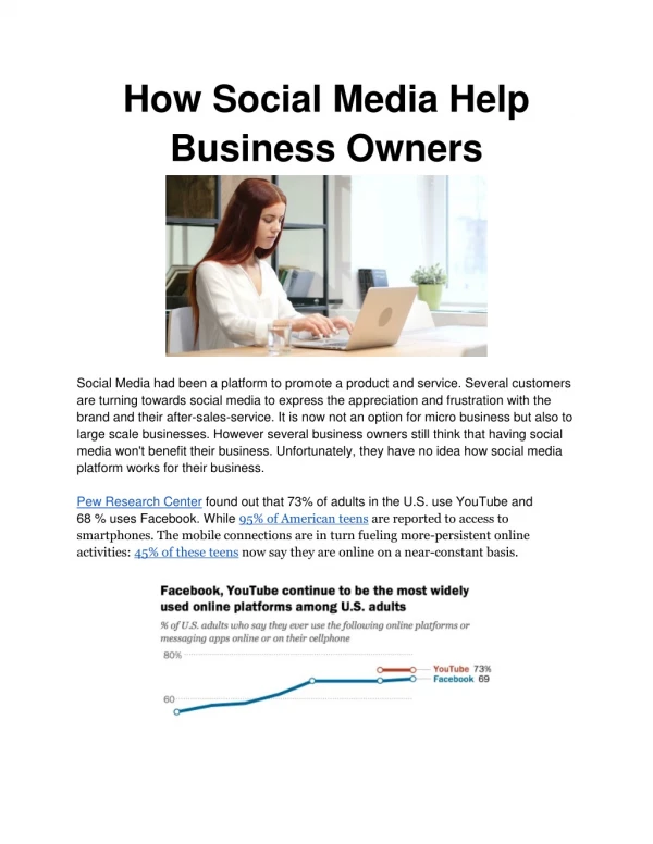 How Social Media Help Business Owners