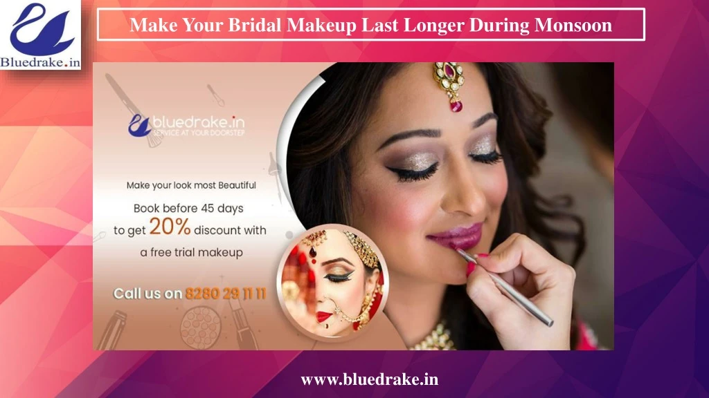 make your bridal makeup last longer during monsoon