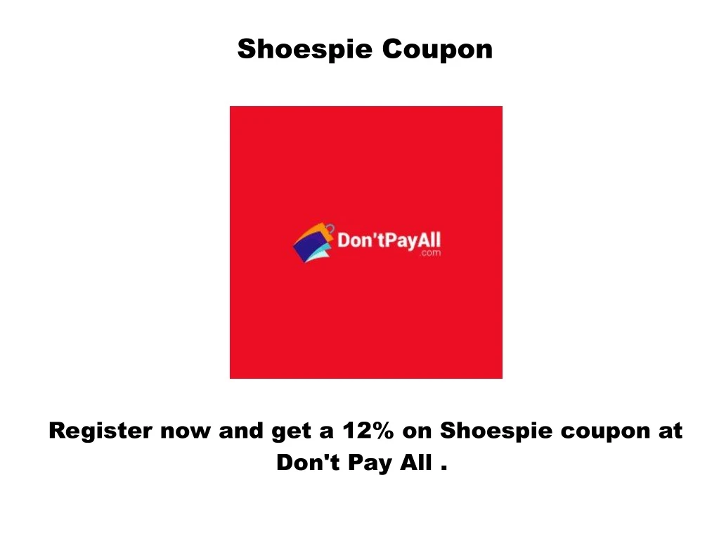 shoespie coupon