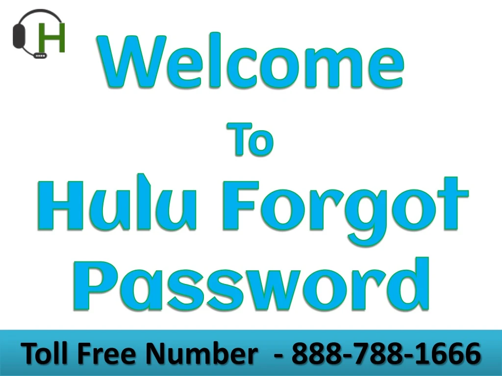 welcome to hulu forgot password
