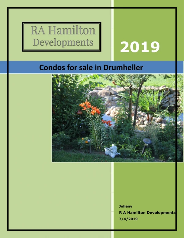 Condominiums for sale in Drumheller