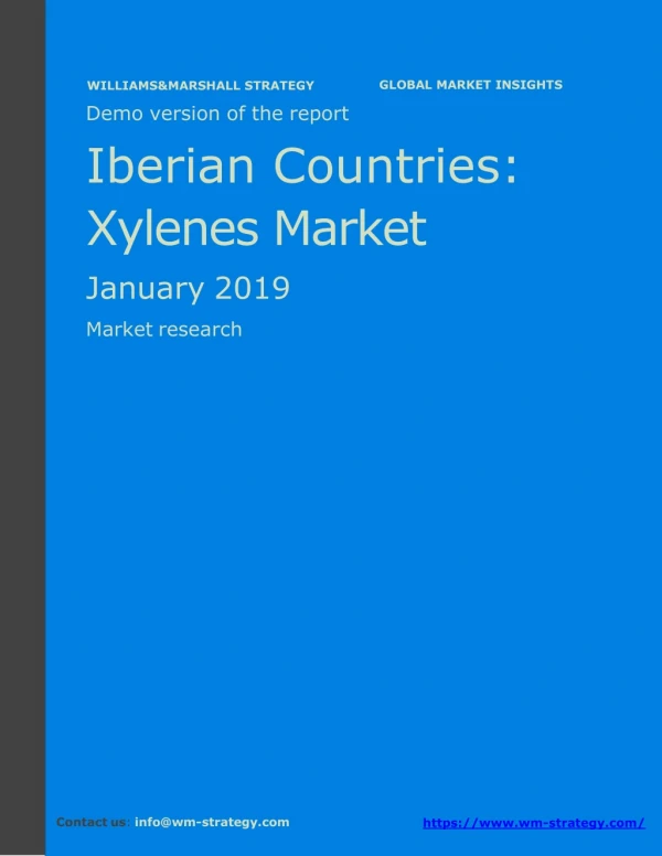 WMStrategy Demo Iberian Countries Xylenes Market January 2019