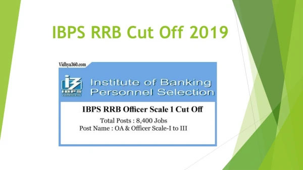 IBPS RRB Cut Off 2019 - RRB 2019 Minimum Qualifying Marks at ibps.in