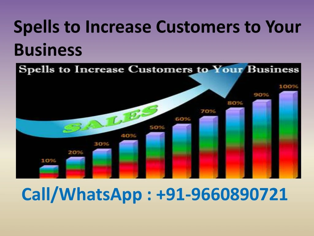 spells to increase customers to your business