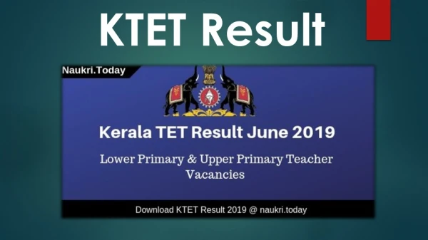 ktet result