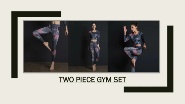Picking The Right Two-Piece Gym Set - Alessandro Allori