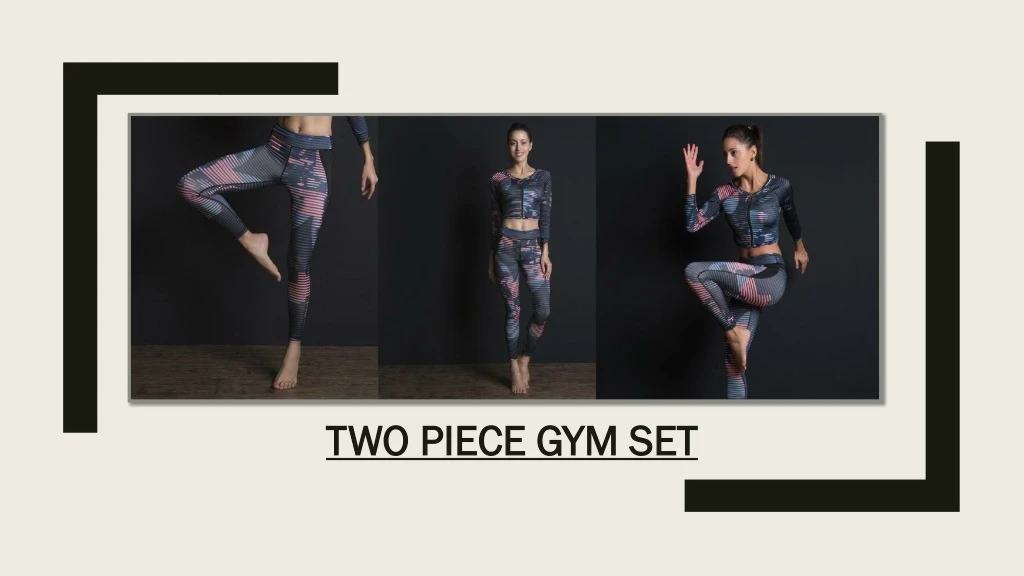 two piece gym set