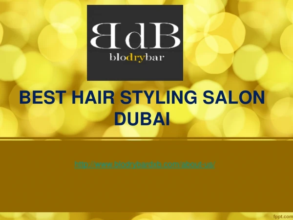 Hair treatment salon in Dubai