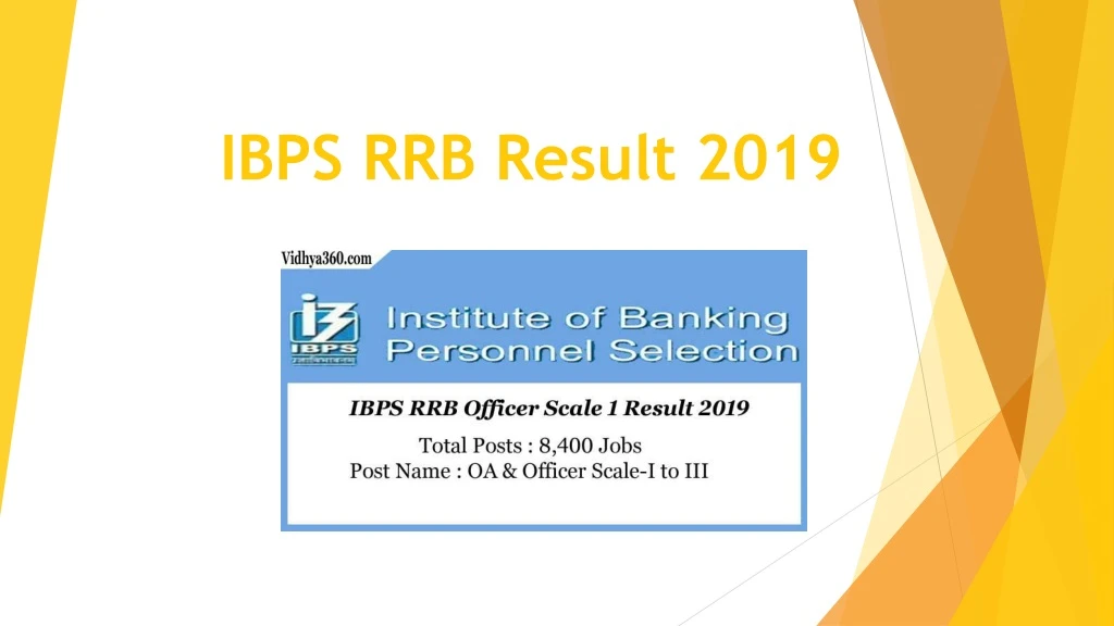 ibps rrb result 2019