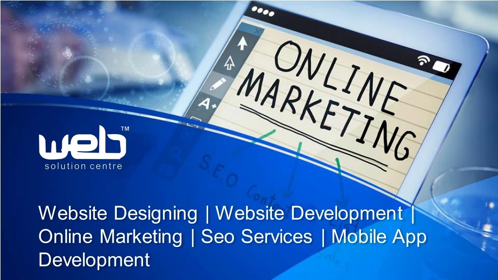 website designing website development online